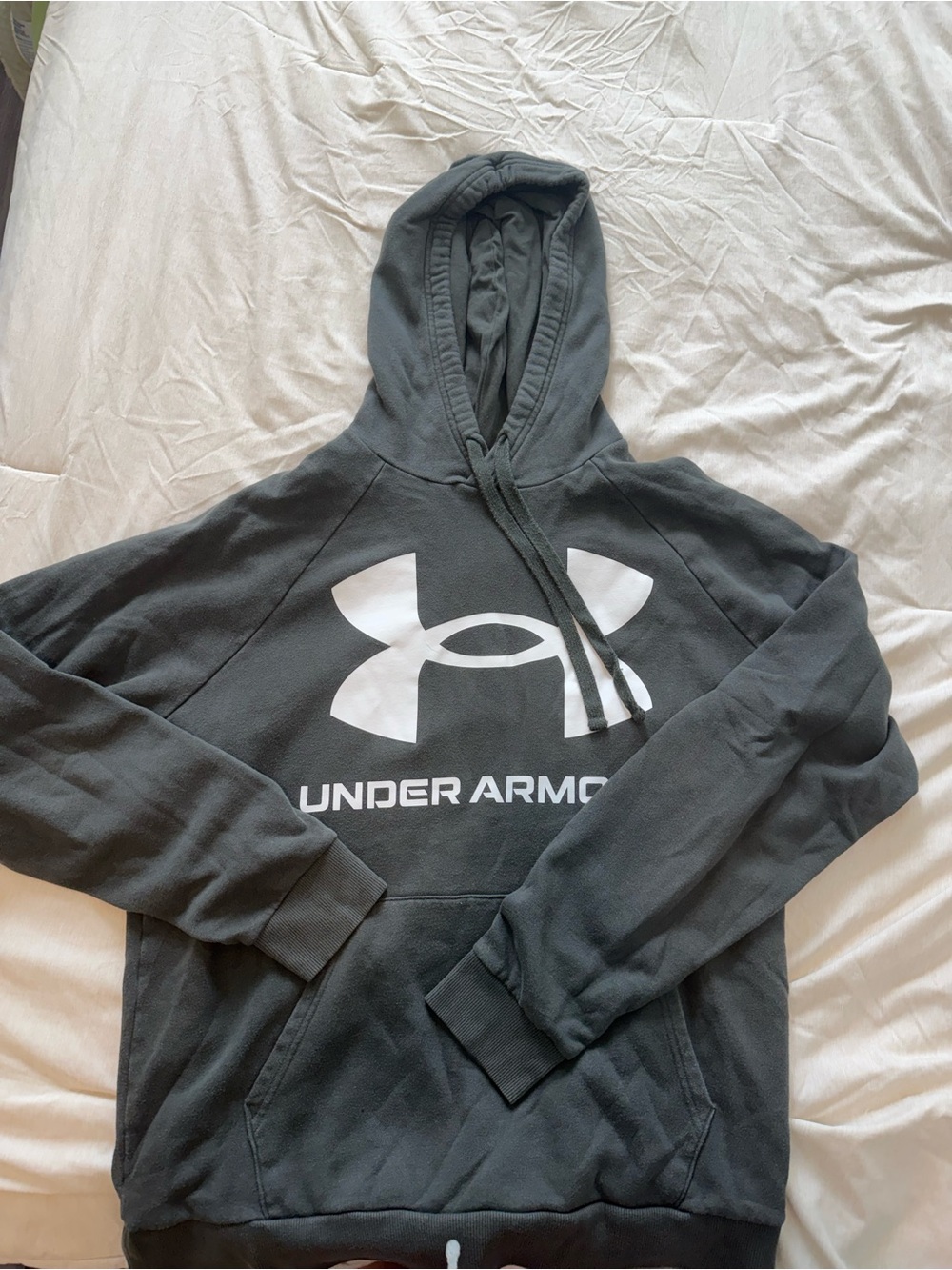 Under Armour green Hoodie with White Logo